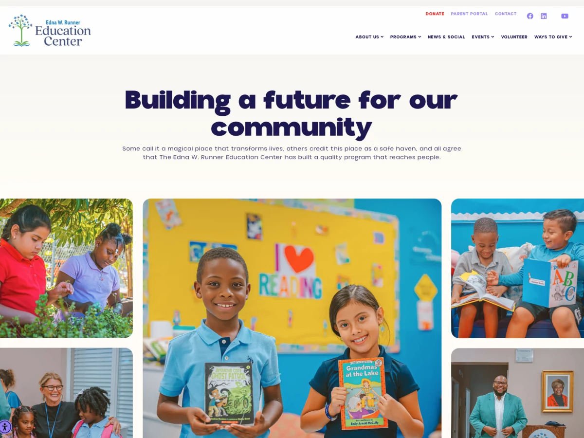 Edna W. Runner Education Center website